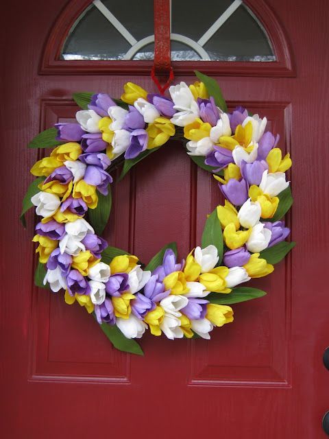 tulip wreath