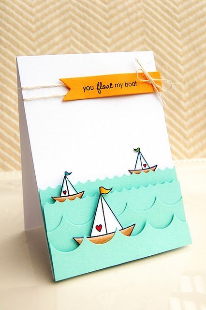 you float my boat… The cutest thing I've seen yet!