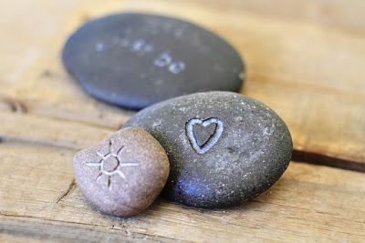 $10 DIY: $10 DIY Carved Rocks