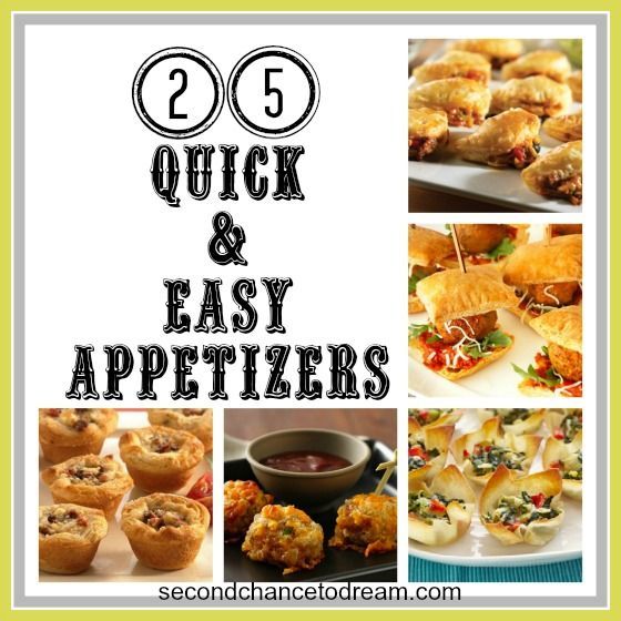 25 quick & Easy Appitizers