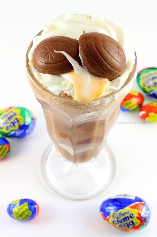 A delicious recipe for a Cadbury Creme Egg Milkshake – perfect for Easter!