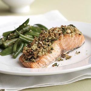 Almond Herbed Salmon