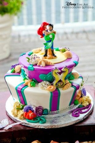 Another of the Top 10 Disney Wedding Cakes