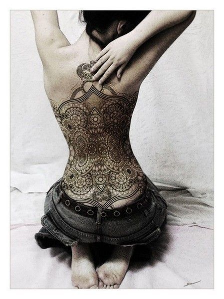 Arab Corset tatoo