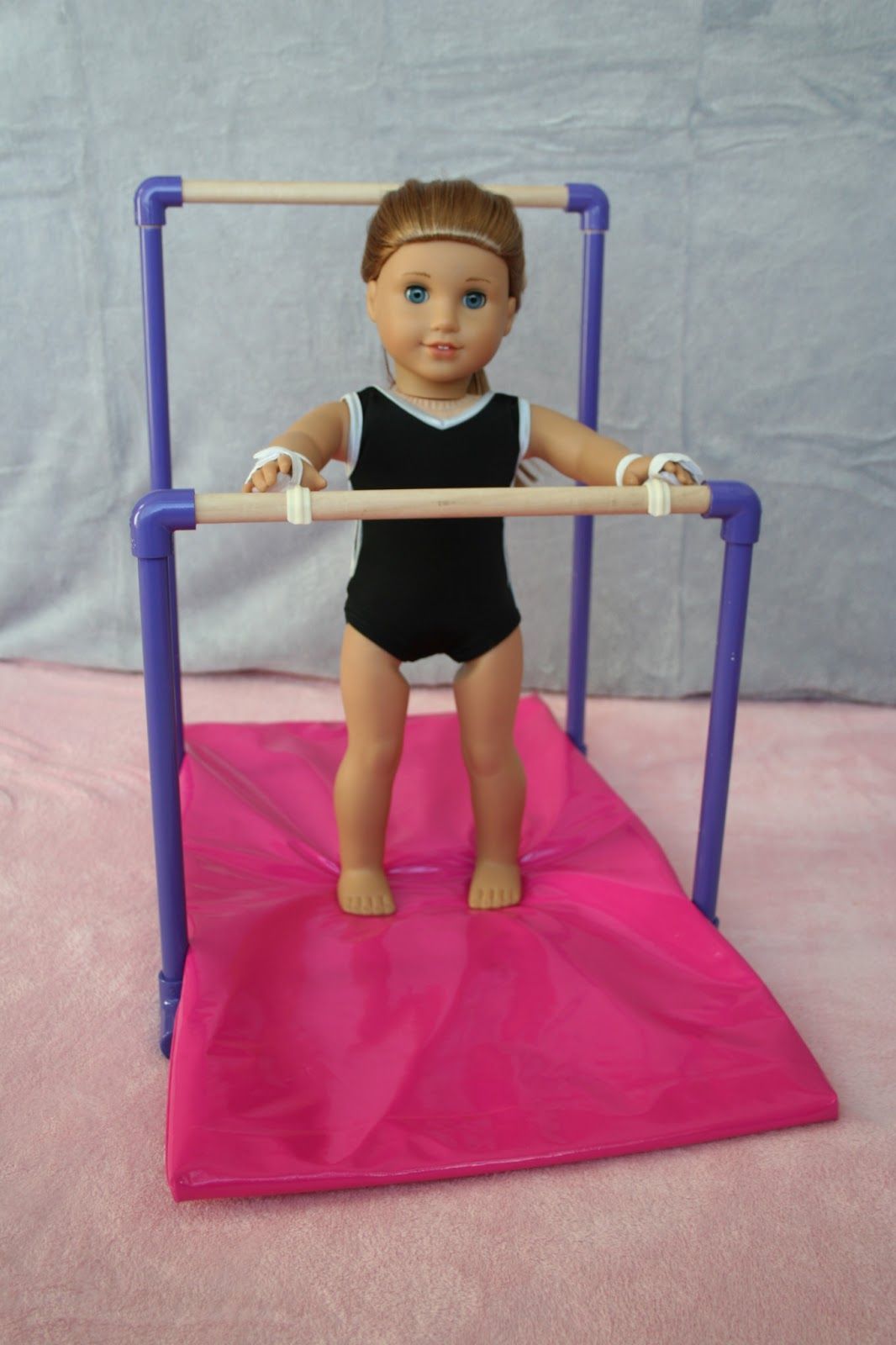 Arts and Crafts for your American Girl Doll: Uneven Bars for American Girl doll