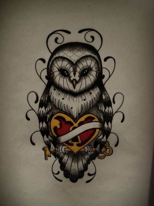 Awesome owl tattoo design. #tattoo #tattoos #ink