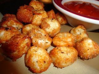 Baked Cheese Balls, made with string cheese sticks & so much healthier than
