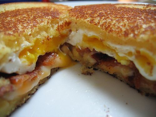 Breakfast grilled cheese, im a fool for never making this