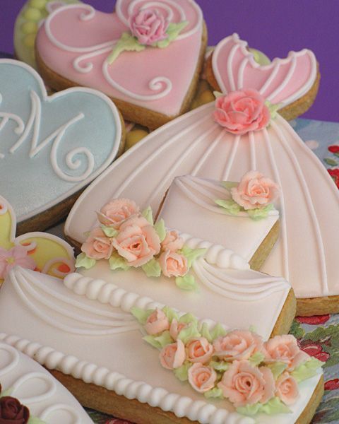 #Bridal #Decorated #Cookies for #Weddings