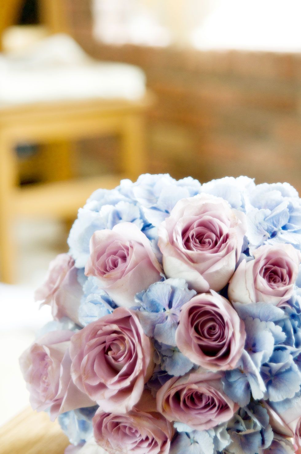 Brides Bouquet – Pastel blue and pink!