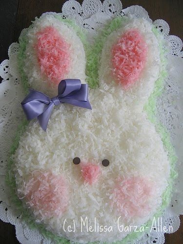 Bunny Cake Tutorial ~ My Grammy use to make these.
