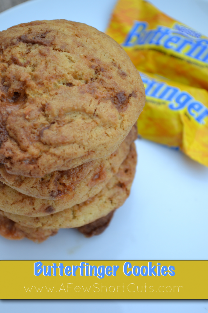 Butterfinger Cookies #recipe