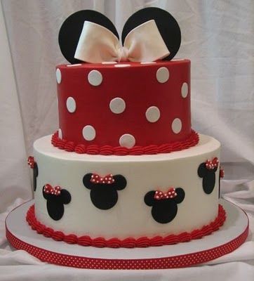 Cake for Minnie Mouse Party