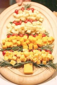 Christmas tree cheese platter  Holiday Inspired Appetizers