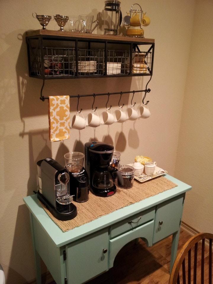 Coffee bar.