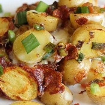 Crockpot Bacon Cheese Potatoes