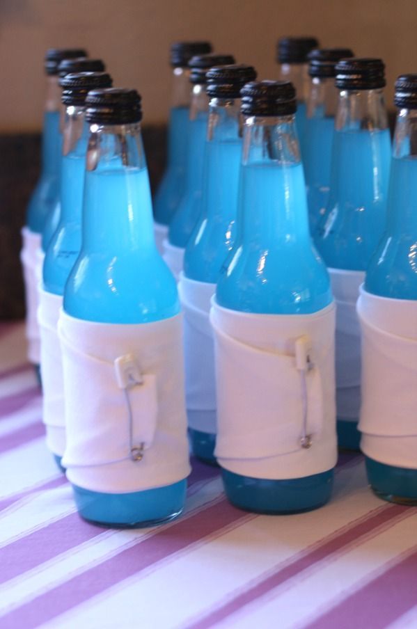 Cute drink idea for a baby shower