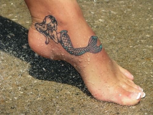 Cute mermaid tattoo!!