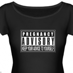 Cute preggo shirts.