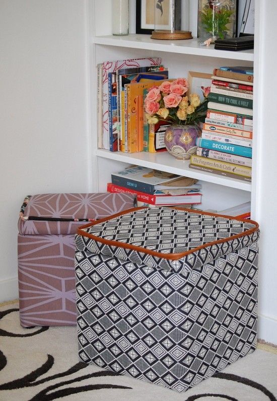 DIY Custom Storage Ottoman