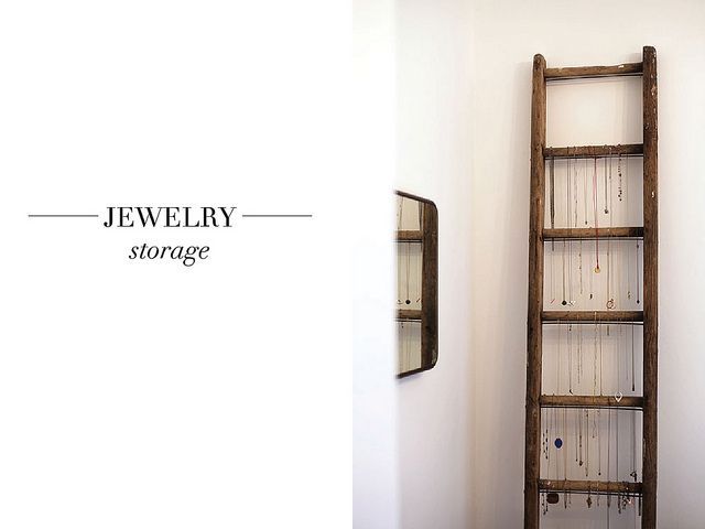 DIY HOME: JEWELRY LADDER