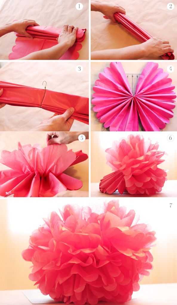 DIY: Tissue Poms