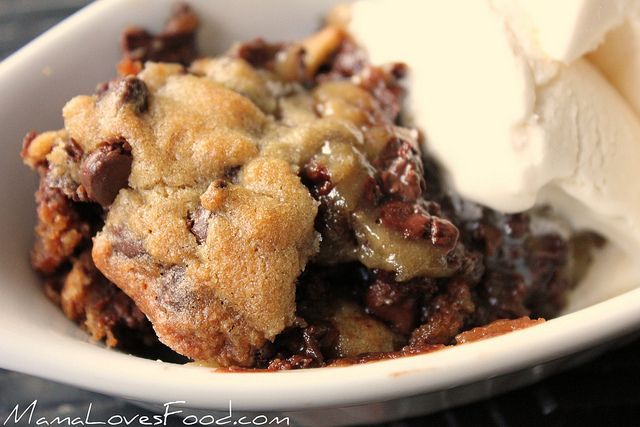 Deep Dish Chocolate Chip Cookie Pie