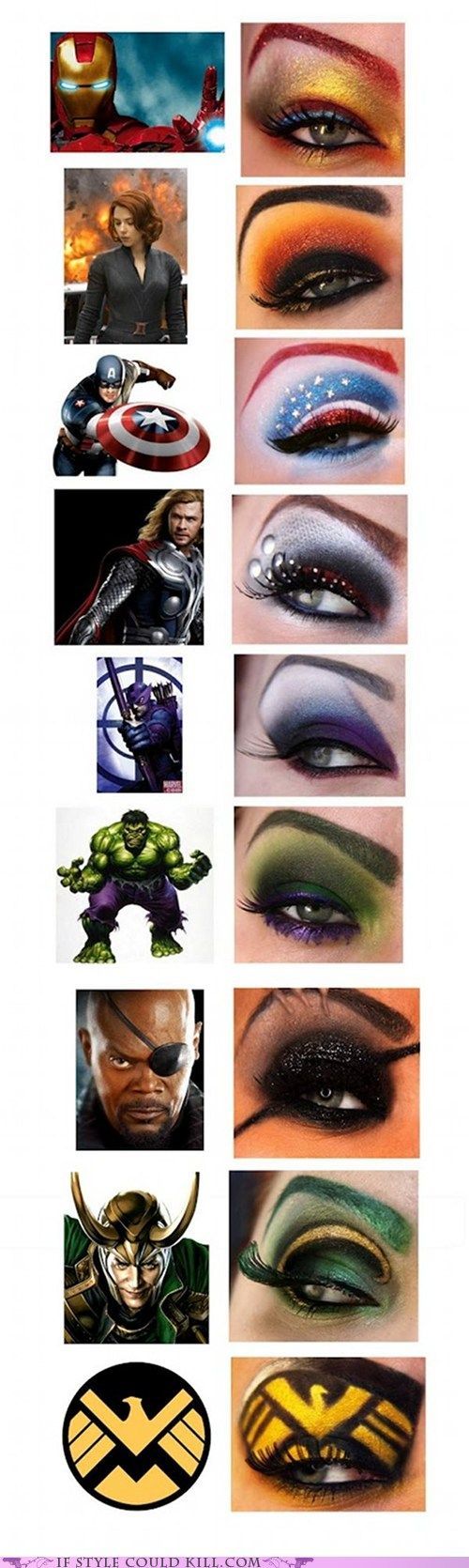 Different Make-up ideas for Halloween