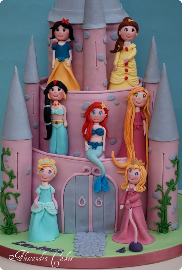Disney Princess Cake! Perfect Marlee called me and told me her next birthday cak