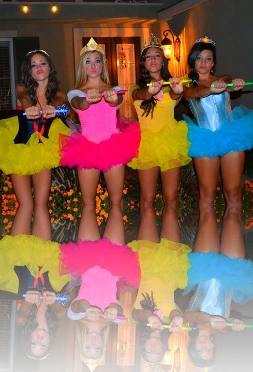 Disney Princess costumes. So cute!!