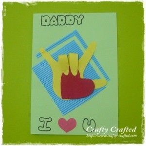 Father’s Day Handprint Card