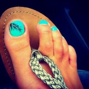 Feather toe ♥