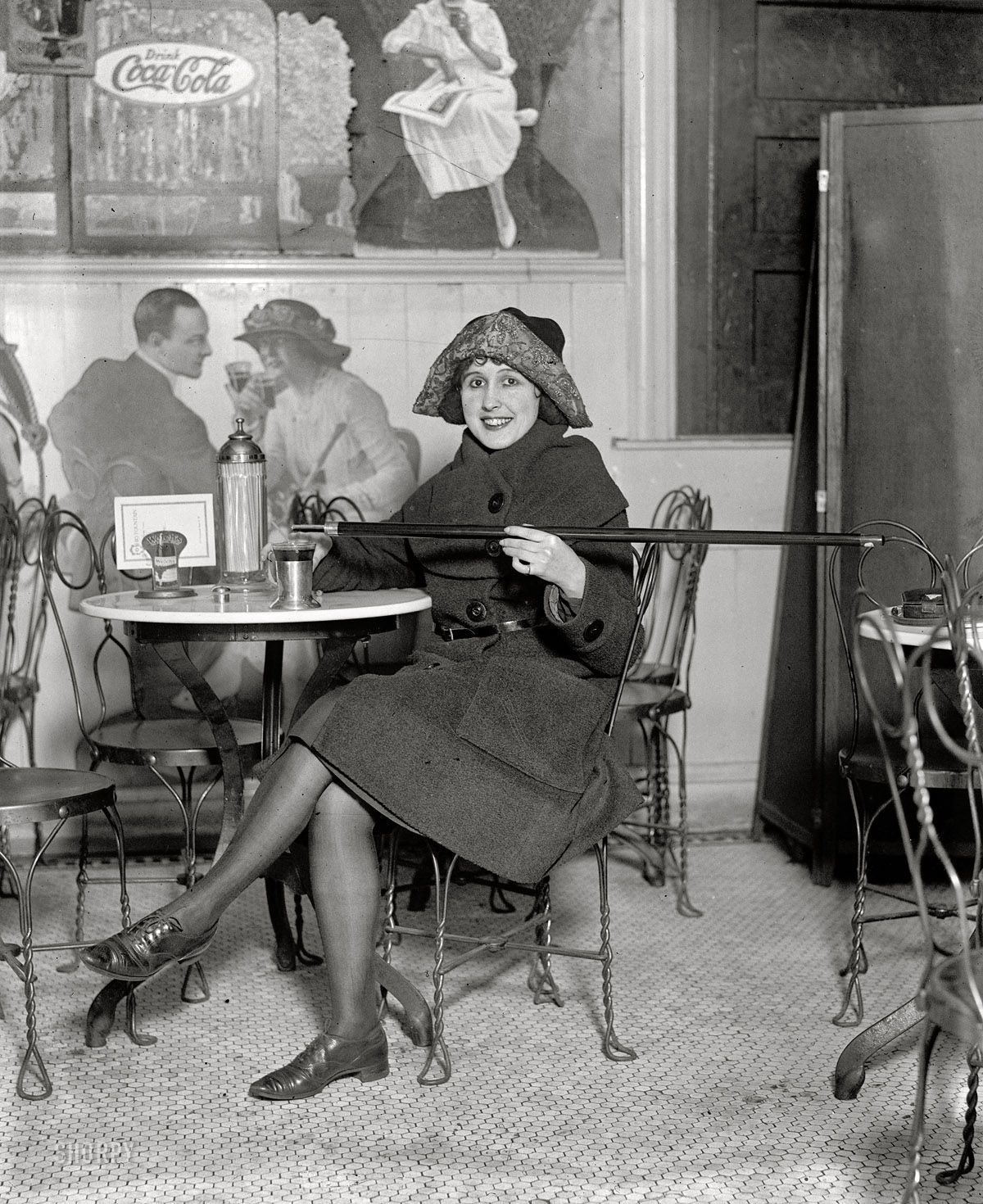 February 13, 1922. Washington, D.C. "Unidentified woman." Demonstratin