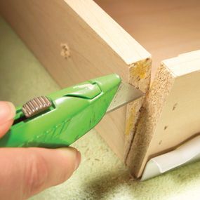 Fix broken drawer boxes and other kitchen repairs you CAN do yourself!