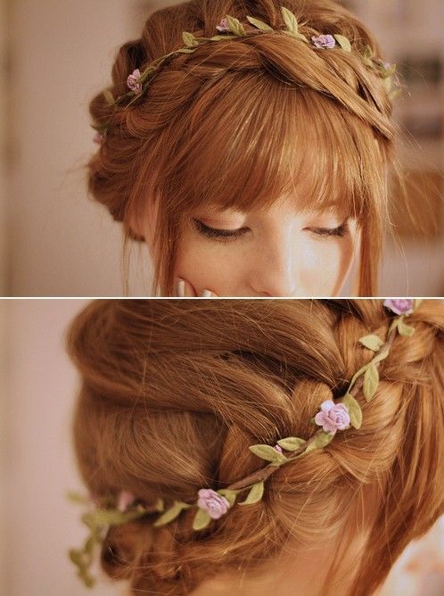 Floral Braided Crown