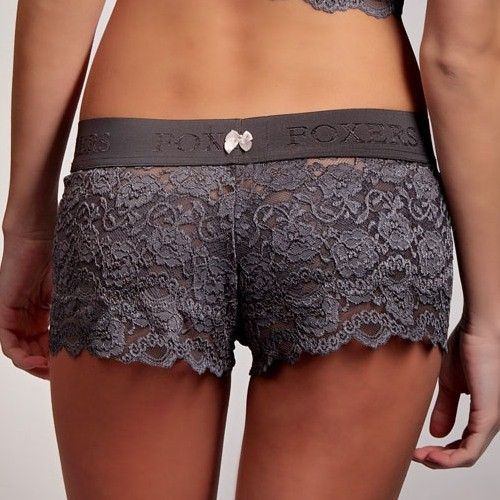 "Foxers" Lace Boxers for Ladies! I want some!!