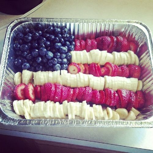 Fruit Flag – Perfect for 4th of July!