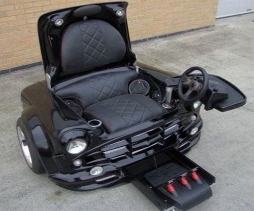 Gamers chair (car design)… my boyfriend would love this for his man-cave room