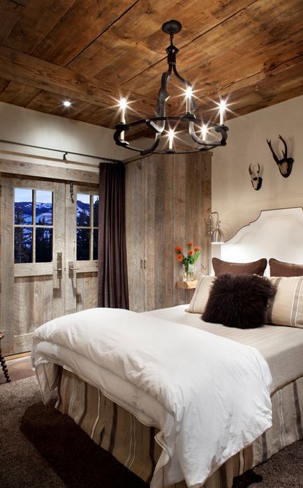 Gorgeous Rustic Bedroom by Integrity Builders, Bozeman MT