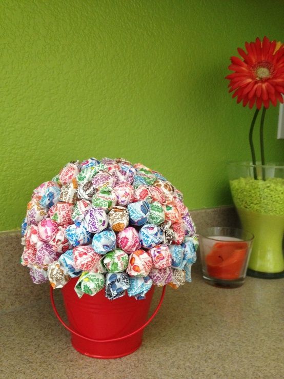 Great centrepiece for a party!!  Candy themed birthday