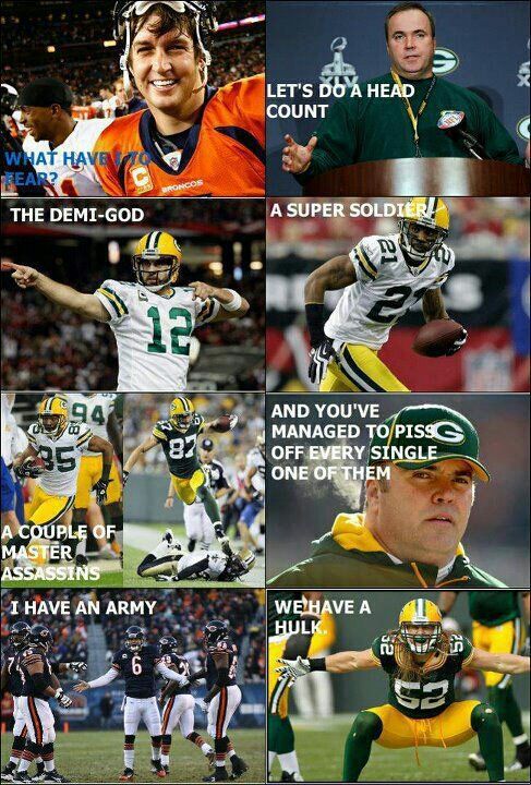 Green Bay Packers always trump DA bears lol!! TRUTH   #packers  #greenbay  #Wisc