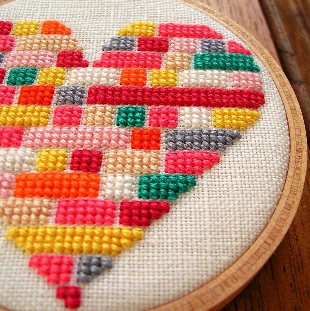 Heart Cross-stitch