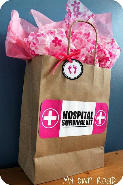 Hospital survival kit for mother to be – includes printables and ideas for what