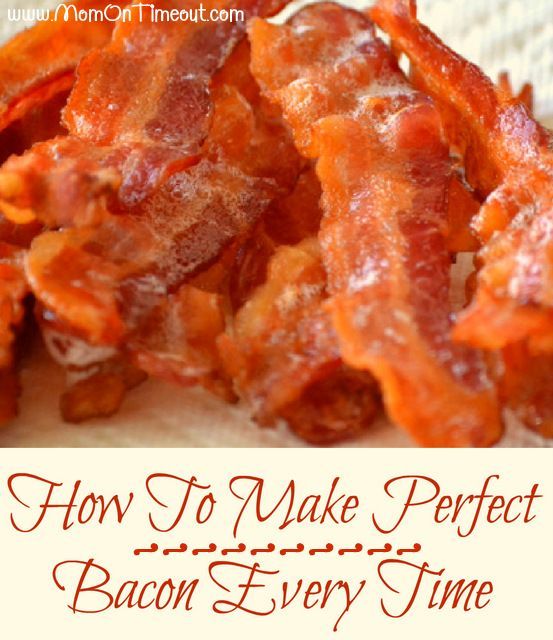 How To Make Perfect Bacon Every Time | Mom On Timeout #recipe #bacon