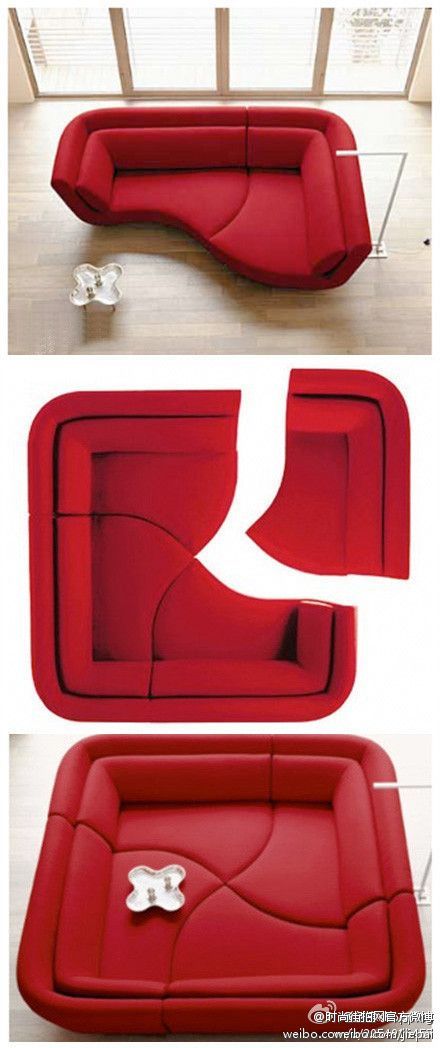 How cute! a cuddle couch!