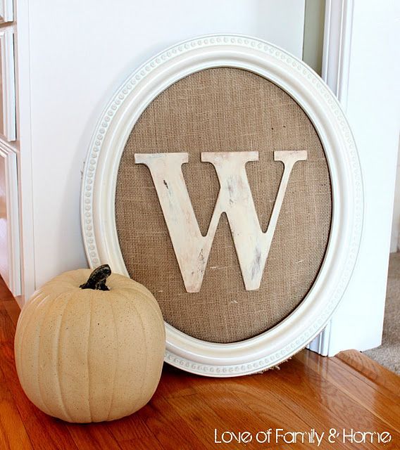How cute is this? I want the W for myself, and plan to make these as wedding gif