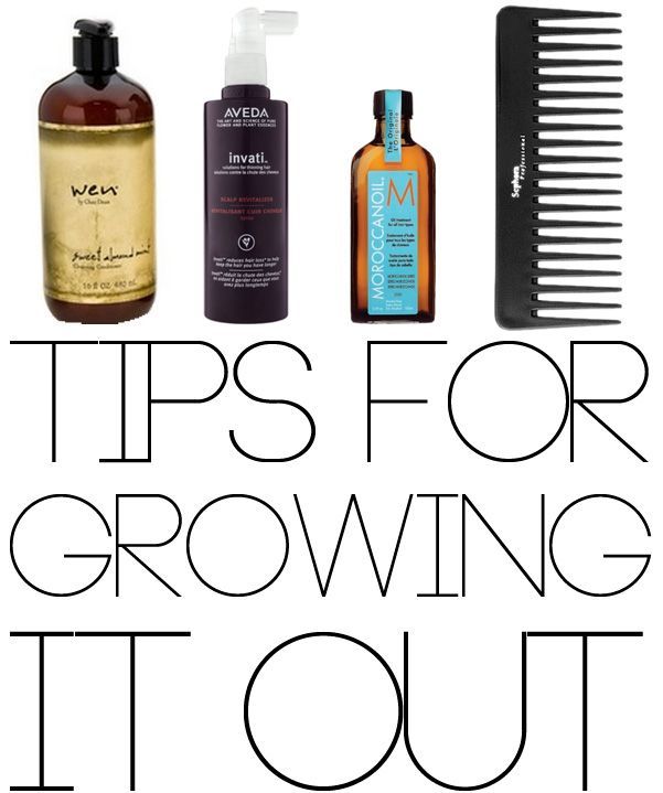 How to Grow Out Your Hair. <–Good tips for any type of hair.
