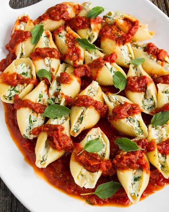 Jumbo Stuffed Shells made without dairy? Oh yes, it's true! #vegan