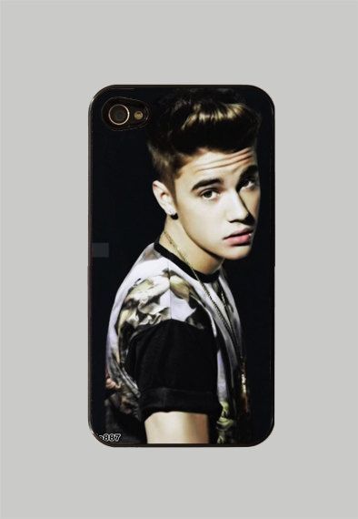 Justin Bieber iPhone 4 / 4S Case iPhone 5 by StyleCase on Etsy, $10.99