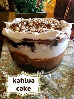 Kahlua cake